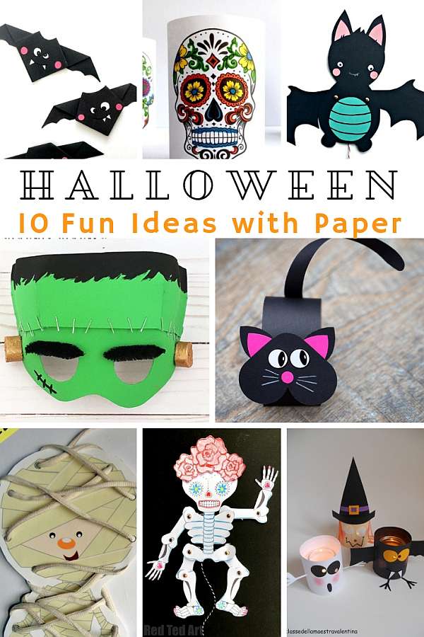 Fun Paper Halloween Crafts for Kids - Arty Crafty Kids
