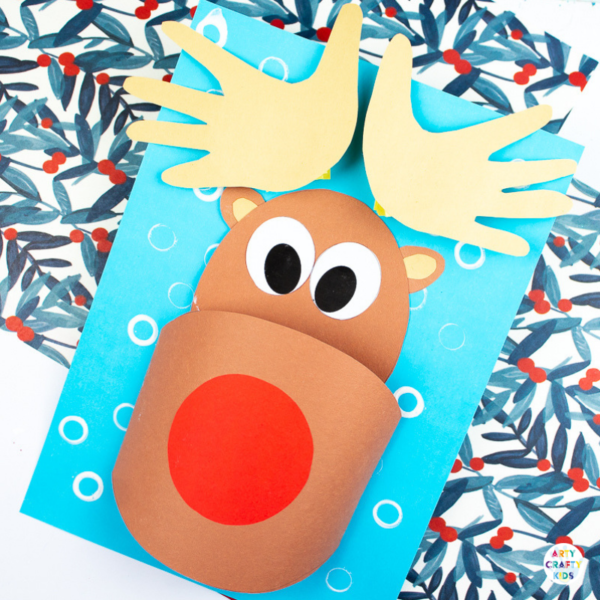 3D Printable Rudolph Craft - Arty Crafty Kids