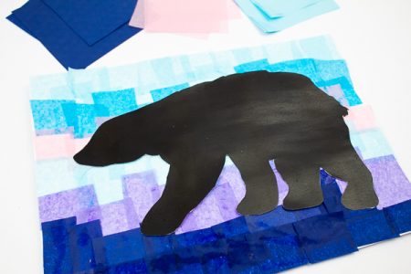 Polar Bear Winter Art - Arty Crafty Kids