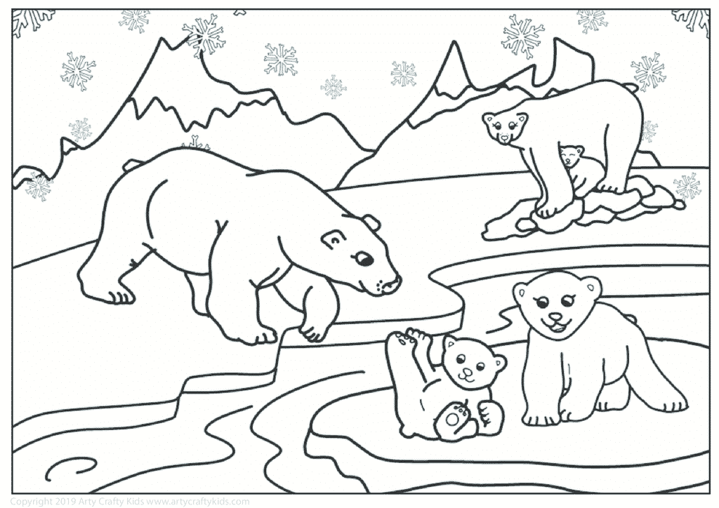 Bear Family Coloring Pages For Kids Coloring Pages Name Sunrise