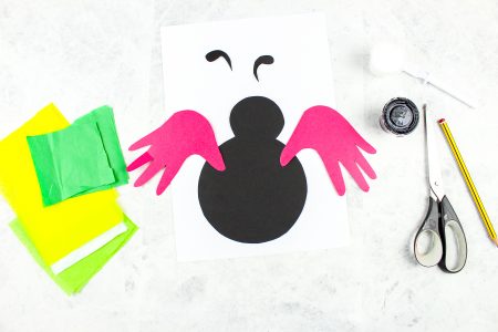 Handprint Ladybug Craft - Arty Crafty Kids