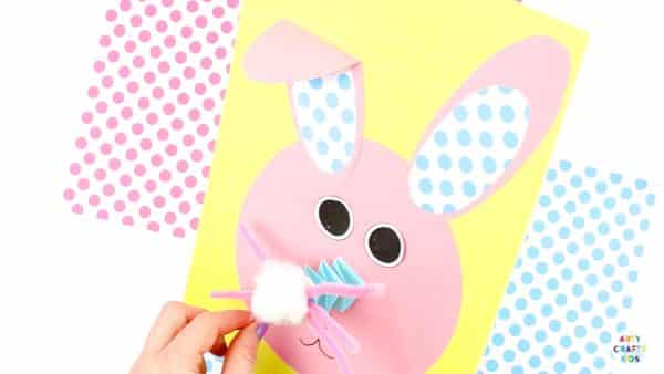 Bobble Nose Paper Easter Bunny Craft - Arty Crafty Kids