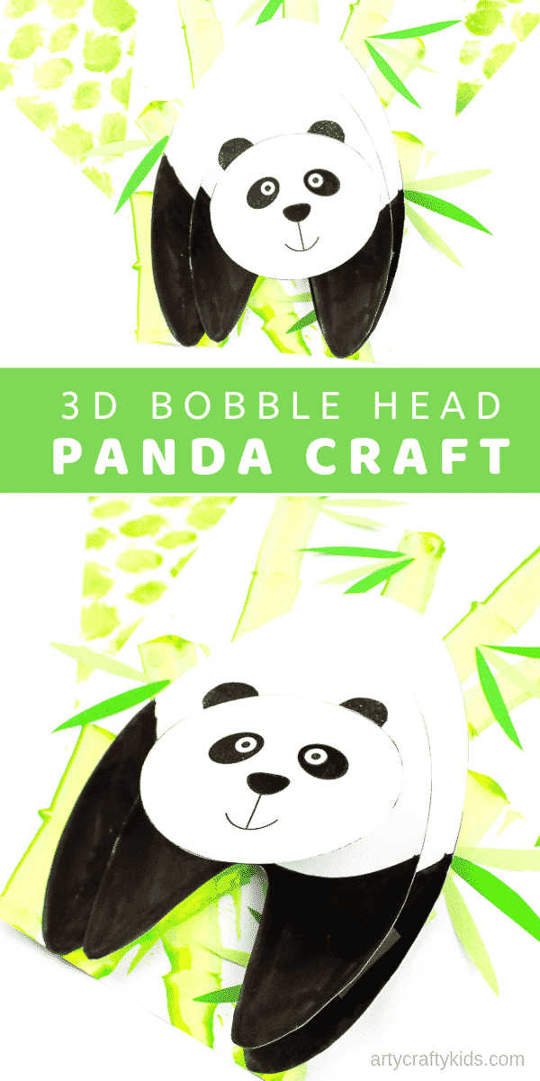 3D PANDA CRAFT | Arty Crafty Kids