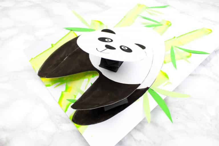 3D Bobble Head Panda Craft for Kids to Make - Arty Crafty Kids