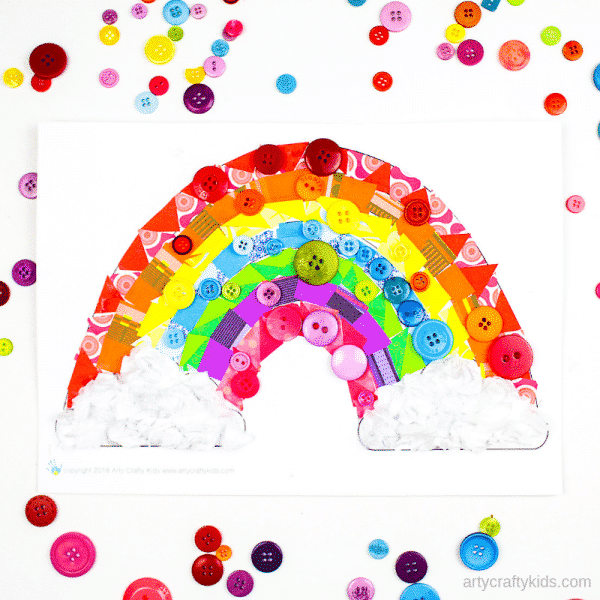 Paper Rainbow Craft for Preschoolers - Arty Crafty Kids