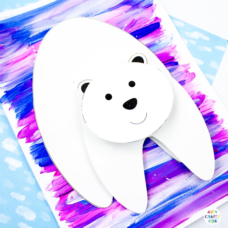 Winter Crafts | 3D Polar Bear Craft Idea
