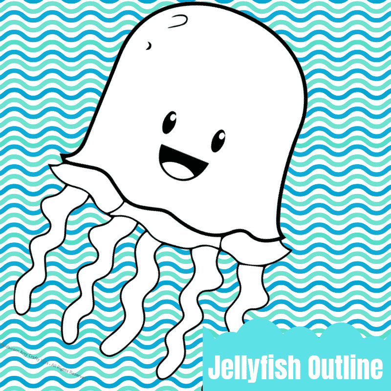 Jellyfish Template Printable Free - Printable World Holiday