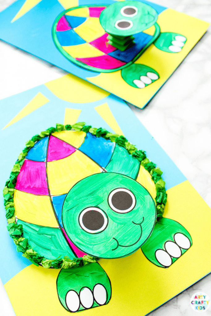 printable-3d-turtle-paper-craft-for-kids-arty-crafty-kids