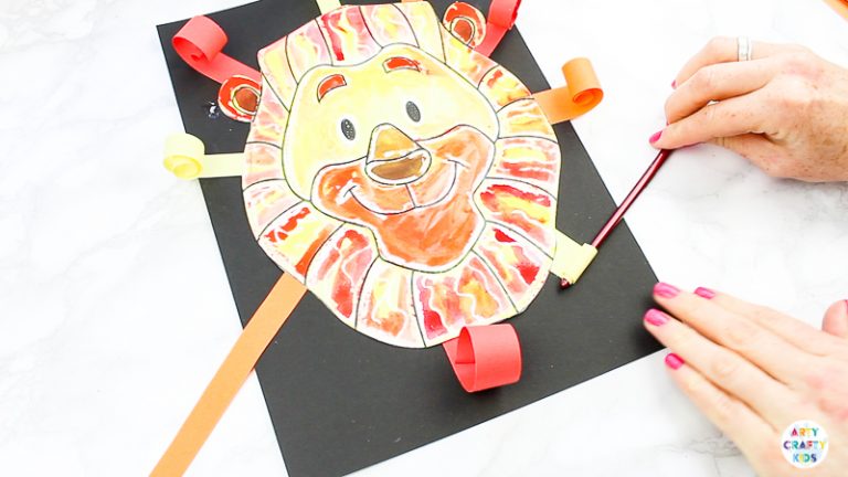 Easy Lion Art Project for Kids - Arty Crafty Kids