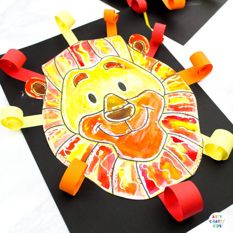 Easy Lion Art Project for Kids - Arty Crafty Kids