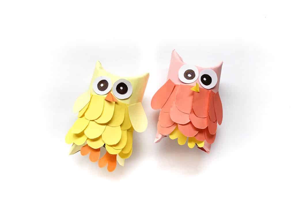 Toilet Paper Tube Owls Great For A Rainy Day - creative jewish mom