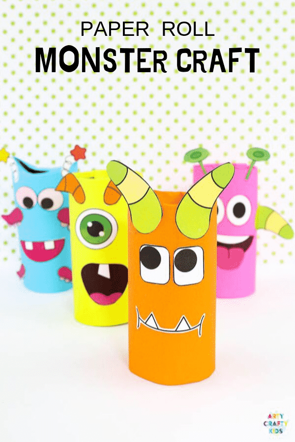 Toilet Paper Roll Monster Craft - Arty Crafty Kids