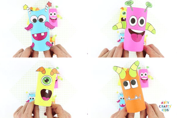 toilet paper monsters craft