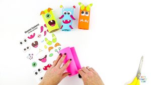 Toilet Paper Roll Monster Craft - Arty Crafty Kids