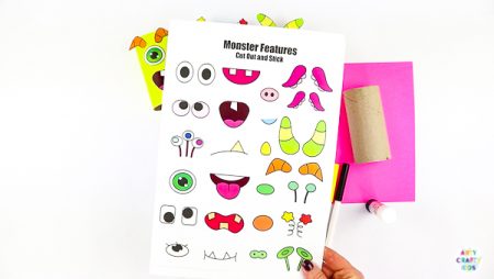 Toilet Paper Roll Monster Craft - Arty Crafty Kids