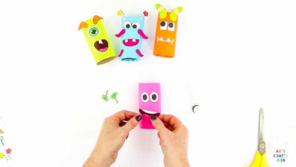 Toilet Paper Roll Monsters Craft For Kids - Fox Farm Home