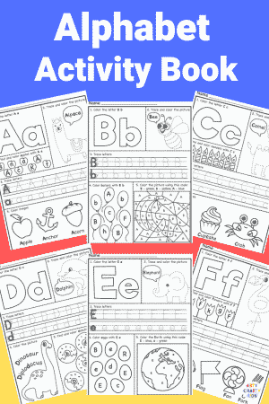 Alphabet Worksheets - Arty Crafty Kids