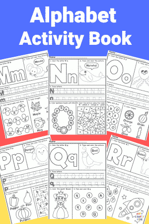 Alphabet Worksheets - Arty Crafty Kids