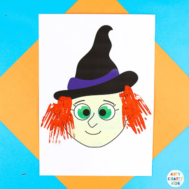 Witch Template - Arty Crafty Kids