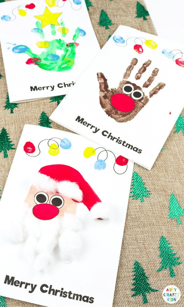how to make christmas cards for kids
