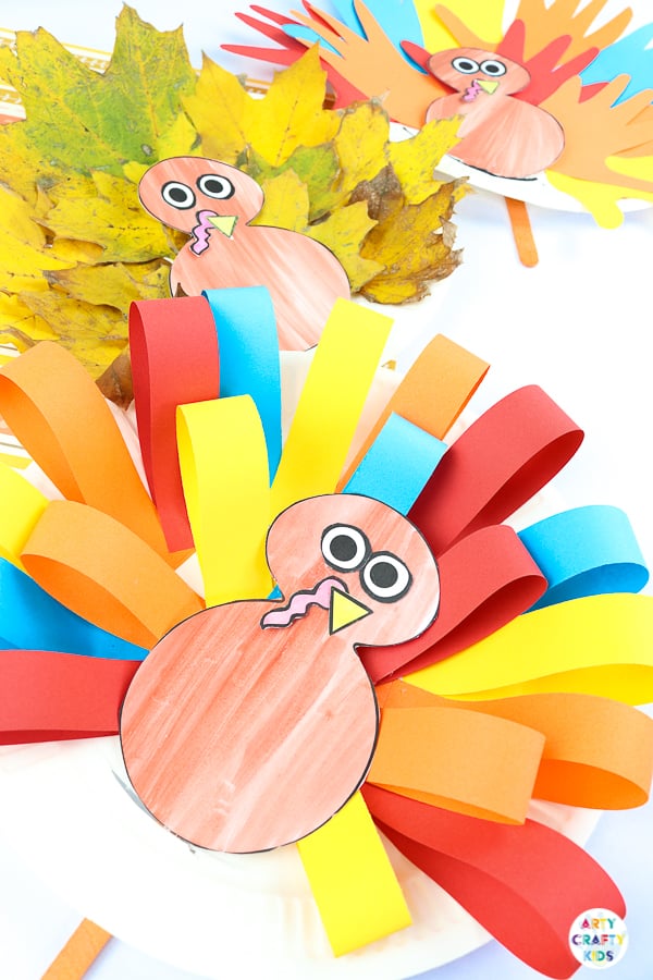 Paper Plate Turkey Craft - Little Bins for Little Hands