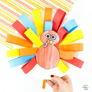 Paper Plate Turkey Craft - Arty Crafty Kids