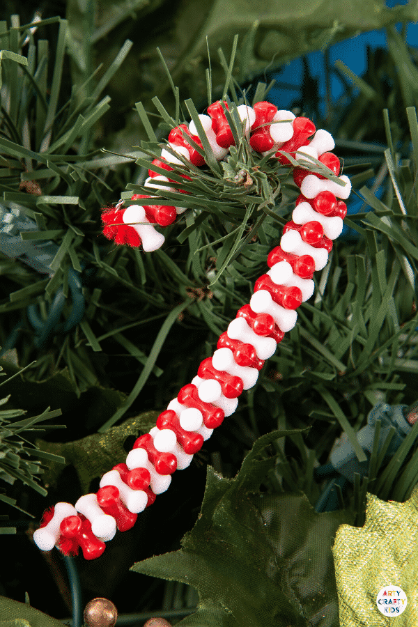 Beaded Candy Cane Ornaments Arty Crafty Kids