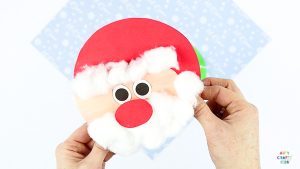 Easy Santa Christmas Card - Arty Crafty Kids