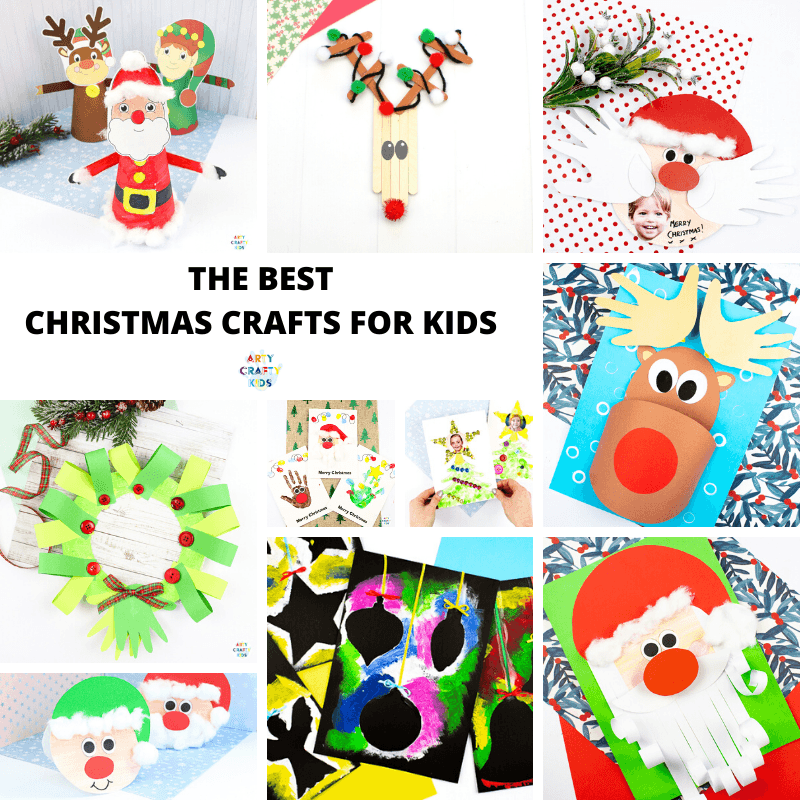 Arts And Craft Supplies For Christmas Stock Photo - Download Image