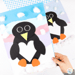 Interactive Paper Penguin Craft - Inspired by Happy Feet - Arty Crafty Kids