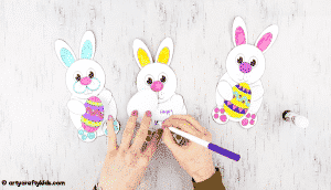 Easter Bunny Card for Kids - Arty Crafty Kids