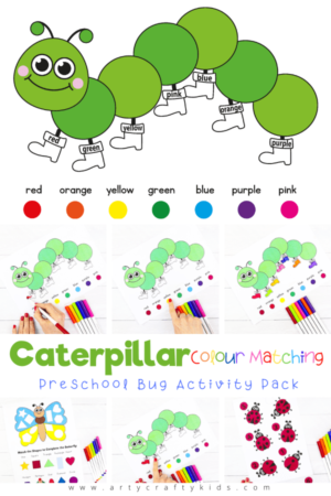 Bugs Preschool Activity Book | Arty Crafty Kids