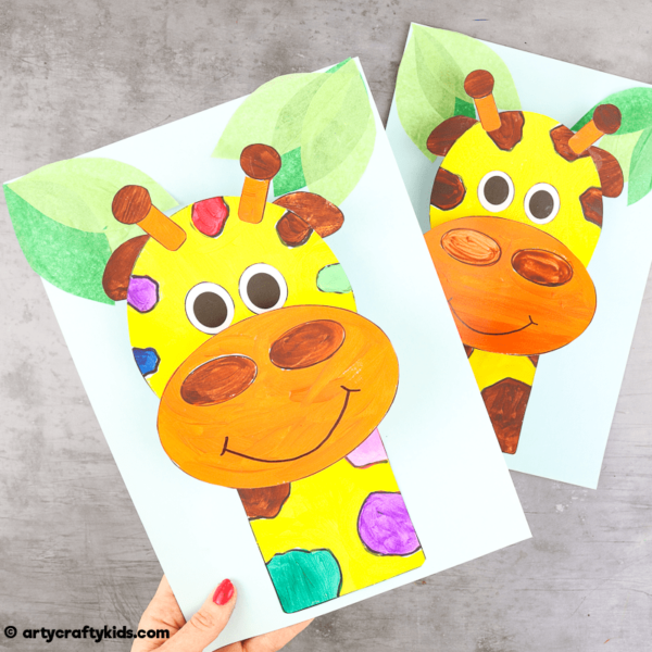 3D Paper Giraffe Craft - Arty Crafty Kids