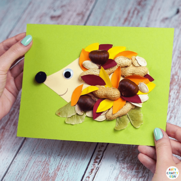 Nature Hedgehog Craft - Arty Crafty Kids