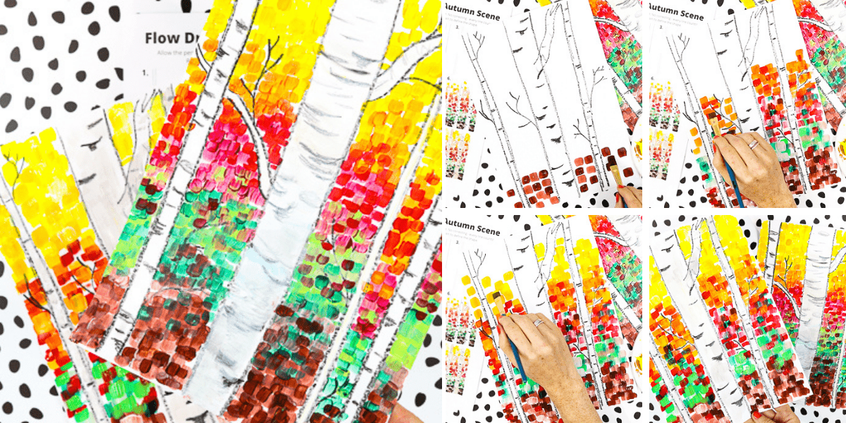 flow-drawing-for-kids-autumn-birch-tree-painting-arty-crafty-kids