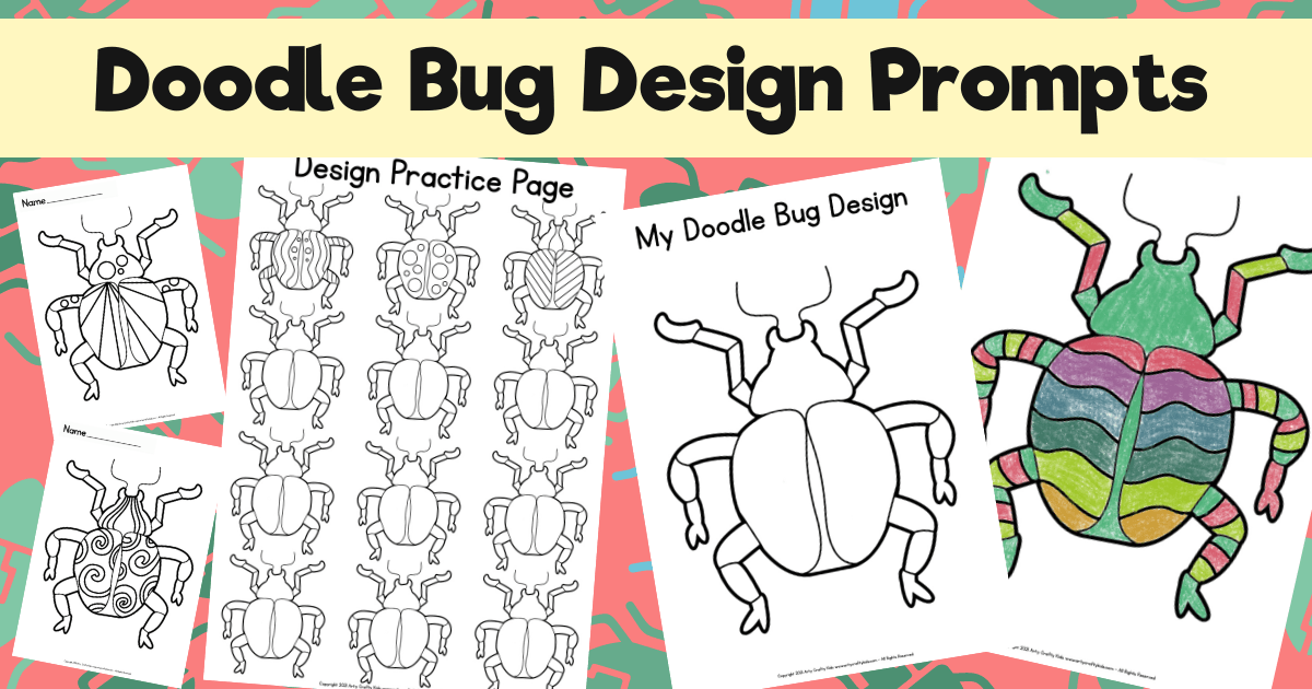 Doodle Bug Design Prompts - Arty Crafty Kids