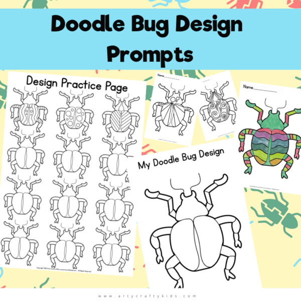 Doodle Bug Design Prompts - Arty Crafty Kids