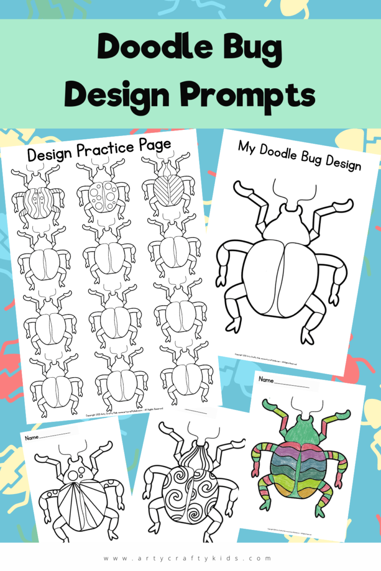 Doodle Bug Design Prompts - Arty Crafty Kids