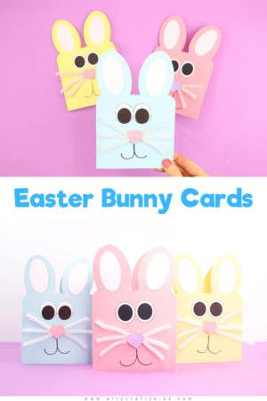 Easy Easter Bunny Cards - Arty Crafty Kids