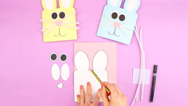 Easy Easter Bunny Cards - Arty Crafty Kids