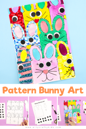 Pattern Bunny Art - Arty Crafty Kids