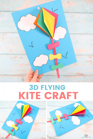 3D Flying Kite Craft - Arty Crafty Kids