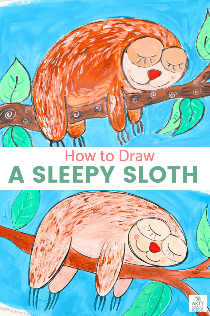 How to Draw a Cute Sloth + Joke Fail?! - YouTube