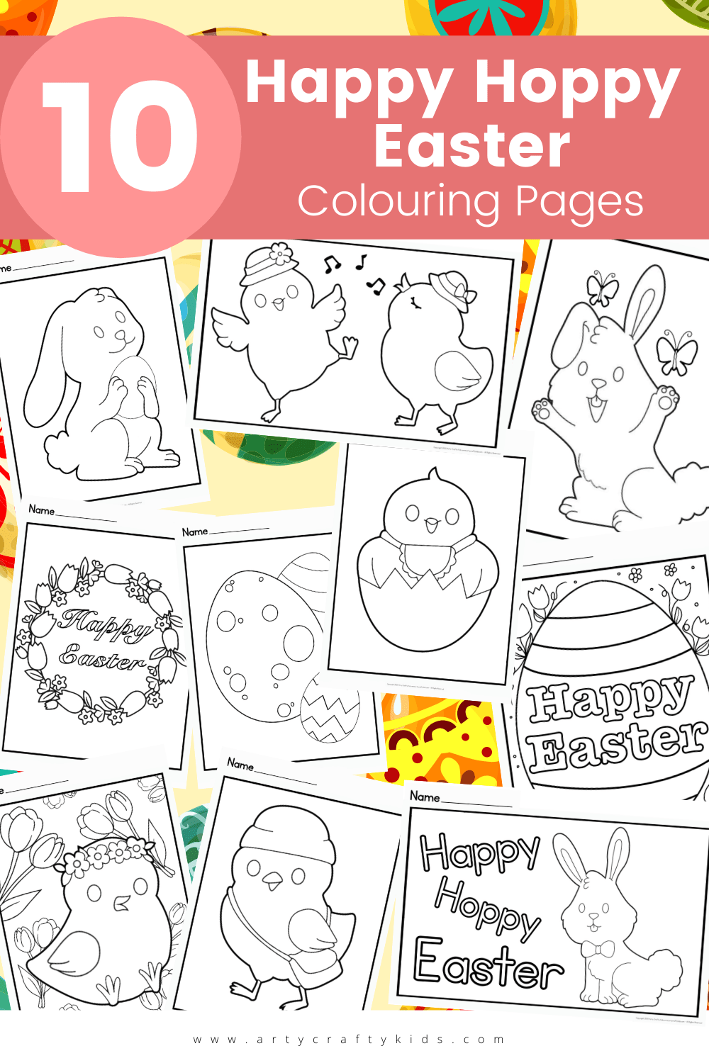 10-Happy-Hoppy-Easter-Colouring-Pages | Arty Crafty Kids