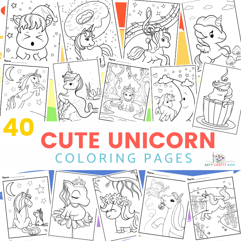 760 Collections Unicorn Coloring Pages To Print  HD