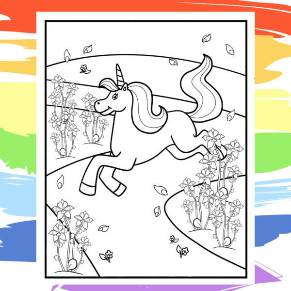 Cute Unicorn Coloring Pages - Printable Unicorn Coloring Book | Arty