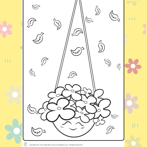 Flower Coloring Pages - 30 Flower Coloring Sheets - Arty Crafty Kids