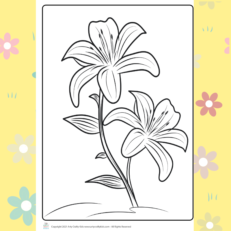 flower coloring pages 30 flower coloring sheets arty crafty kids