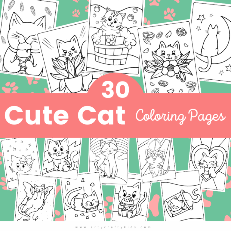 820 Collections Coloring Pages Of Cute Cats  HD