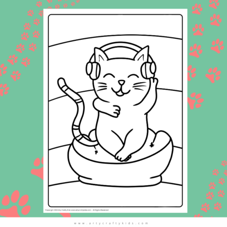 cat coloring pages for kids arty crafty kids